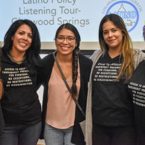 COLORistxs at the 2021 Latino Policy Listening Tour in Glenwood Springs!